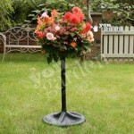 The Easy Fill Hanging Basket Pedestal Planter